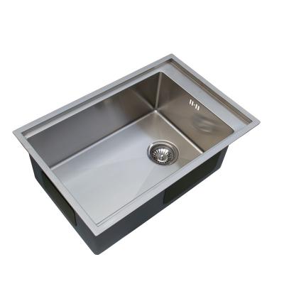 China Without Faucet Quick Quote Stainless Steel Under Single Mount Kitchen Sink for sale