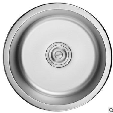 China Without Faucet Small Stainless Steel Round Shape Corner Single Kitchen Dip Bar Sinks for sale