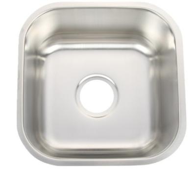 China Without Faucet 201/304 Hot Sale Undermount Small Size Single Bowl Stainless Steel Kitchen Sink for sale