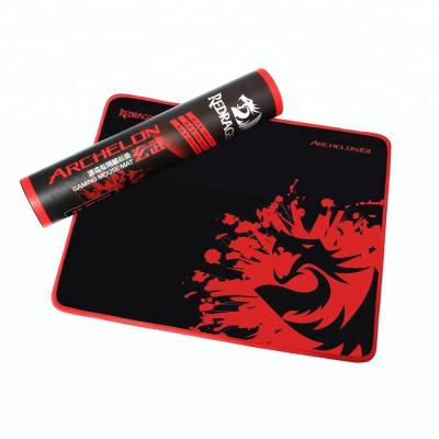 China Factory Price Anti-Slip Dragon P001 Cloth Ruber Red Silk Treated Gaming Mouse Pad for sale