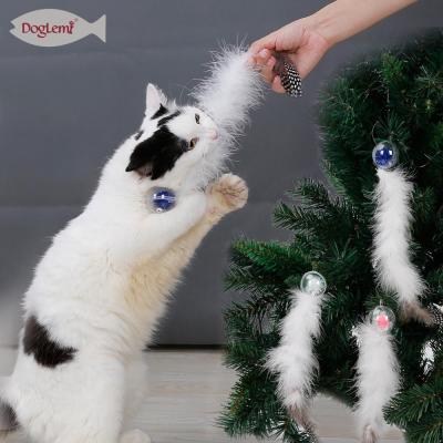 China Cat Products Pet Teaser Toys Characteristic Merry Christmas Cat Toy for sale