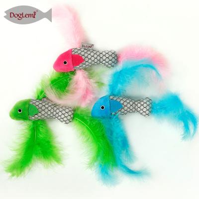 China Viable Toys For Cat Kitty Fish Interactive Pet Cat Toys Pack for sale