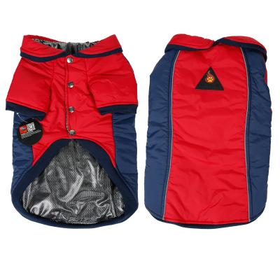 China Durable Reversible Coat Waterproof Dog Pet Vest Heating Warm Clothes For Dog for sale