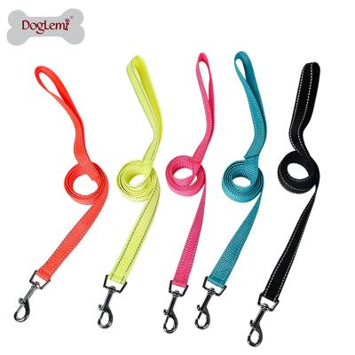 China DogLemi Sustainable Nylon Dog Leash Dog Collars High Reflecting Visible Walking Leashes Cock Lead Leash for sale