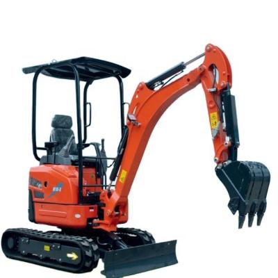 China Construction Material Shop Mini Excavator Chinese Small Digger 1.7 Ton Hydraulic Crawler Mini Excavator For Sale for sale