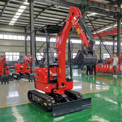 China Building Material Shops 1.7 Ton Mini Excavator Competitive Price Hydraulic Excavator for sale