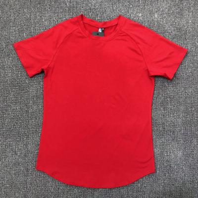 China 2021 Fashion Men's T-shirt Men's Compression Casual Tight T-shirt Plain Plain Sports T-shirt QUICK DRY for sale