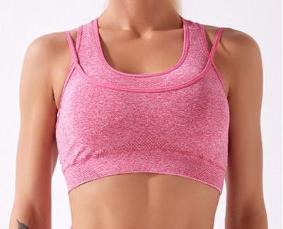 China Wholesale Breathable Lift Up Padded Sports Bra Women Beauty Back Sports Bra Workout Gym Yoga Top Sellable Bra for sale