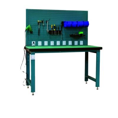 China Laboratory work bench with back panel tool table for sale