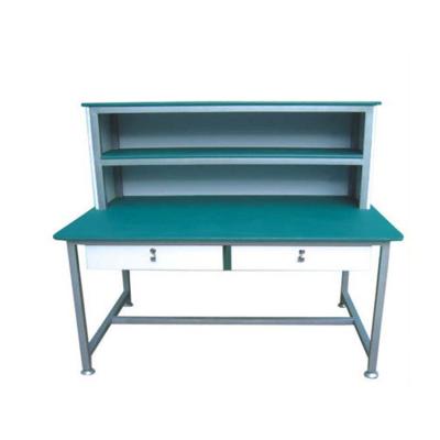 China Laboratory electrical work bench with drawers and hanging plate for sale