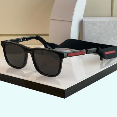 China Good Quality Fashion Sunglasses Pra Sunglasses Brand Designer Men Women Sun Glass Plank Frame Vintage Fashion Woman Sunglasses With Box for sale