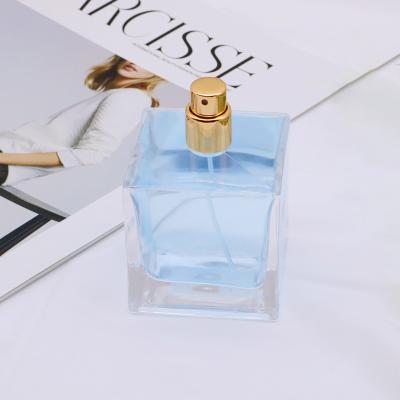 China Wholesale Interesting Low Moq Rectangle Square 100ml Empty Clear Luxury Perfume Bottles Eco-friendly Beautiful for sale