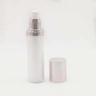 China Factory Price Eco-friendly Empty Luxury Cosmetic Small 30ml 50ml 100ml 120ml Set Acrylic Skin Care Pump Lotion Bottles With Rose Gold Lid for sale