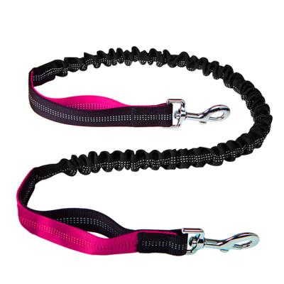 China Padded Multi Function Running Retractable Professional Collar Harness Rope Belt Adjustable Waist Bag Hands Free Dog Leash for sale