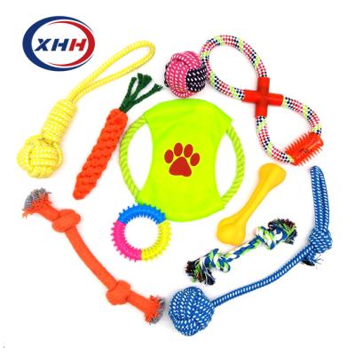 China Durable Rope Dog Bite Cotton Pet Combination Set Fun Toy Pet Toy for sale