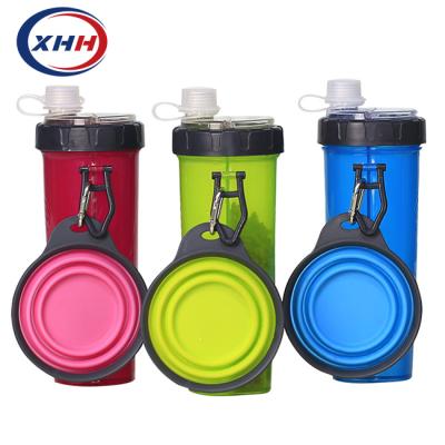 China Viable Pet Cup with Water and Food for Portable Food Storage Bucket Folding Dog Food Extinguishing Bowl for sale