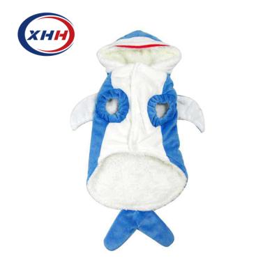 China Viable Clothes Manufacturers Wholesale Pet Sharks Dress Up Funny And Funny Puppy Halloween Clothes for sale