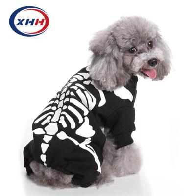 China Amazon Viable Wholesale Fun Santa Halloween Transformation Costume Classic Role Playing Dog Costume for sale