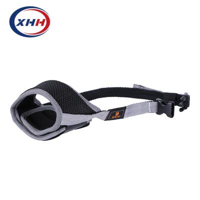 China Viable Nylon Soft Muzzle To Prevent Bite And Bark Pet Safety Muzzle Breathable Adjustable Dog Muzzle for sale