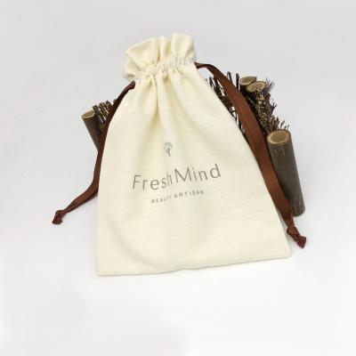 China Easy Recyclable Wholesale Travel Carry Small Drawstring Pouch Canvas Jewelry Bag for sale