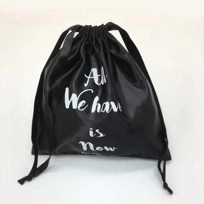 China Drawstring Promotion Recycle Printed Custom Logo Drawstring Bag For Shoe Tote for sale