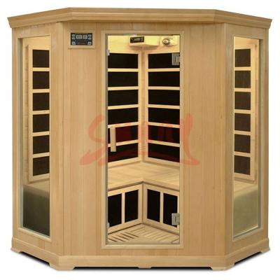 China Sauna Equipment Far Infrared Infrared Sauna Room Hot Selling Wooden Room for sale