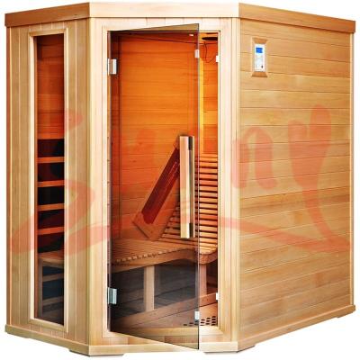 China Hot Sale Far Infrared Sunny Luxury Sauna Computer Control Panel Sauna Room SS-ISC3512 for sale