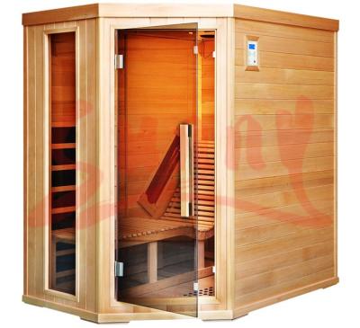 China Computer Control Panel Sauna Luxury Equipment Far Infrared Sauna Room SS-ISC3512 for sale