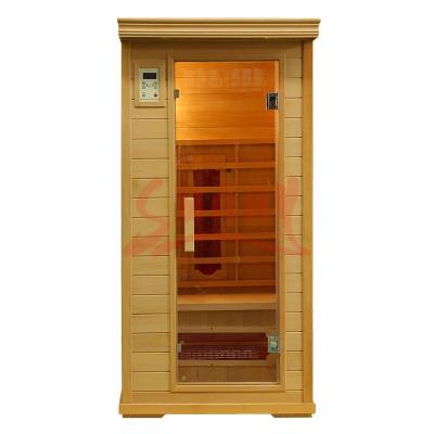 China New 1 Standard Computer Control Panel Person Sauna Cabin Far Infrared Indoor Sauna (SS-ISB1011) for sale