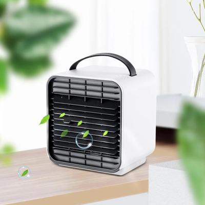 China Other Mini Air Cooling Fan Portable Air Cooler Humidifier Fan Desktop Usb Air Conditioner Fan for sale