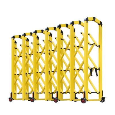 China Cheap Modern Manual Crowd Control Accordion Barrier Sliding Gate for sale