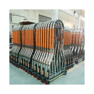 China Plastic Stainless Steel Crowd Control Barrier Traffic PVC Reflector Barrier Used Barricades For Sale for sale