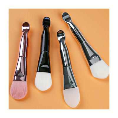 China Angular Blush New Beauty Tools Soft Hair Mask Brush With Double Scoop Face Mask Makeup Brush for sale