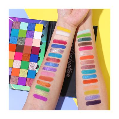 China Waterproof Makeup Cosmetics Shining High Pigmented Colors Eyeshadow for sale