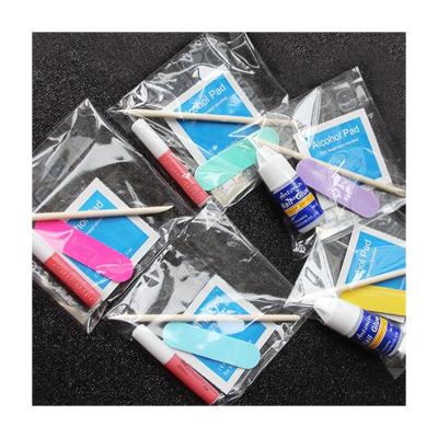 China French Nail Port Tool Packing Mini Rubbing Glues Hard Jelly Glue Rubbing Strip Sponge For Rubbing Nail Hardware for sale