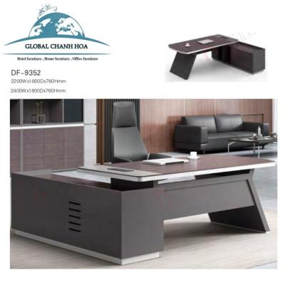 China Modern Modern Computer Office Desk 2 Executive Drawers Study Office Table Design for Home Office for sale