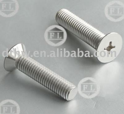 China Hot Sale DIN965 Stainless Steel Cross Recessed Countersunk Head Tapping Screws GB for sale