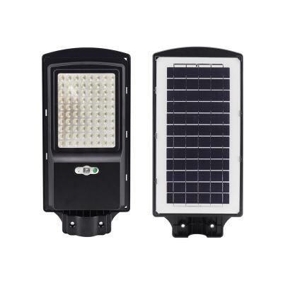 China 100w Outdoor Waterproof Led Garden Solar Street Light 100w Integrated ip65 Street Led Solar Powered Lights for sale