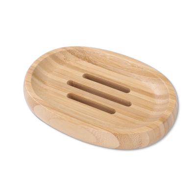 China Traditional Natural Bamboo Wooden Bathroom Shower Soap Tray Dish Storage Holder Bath Bamboo Wooden Bathroom Soap Box for sale