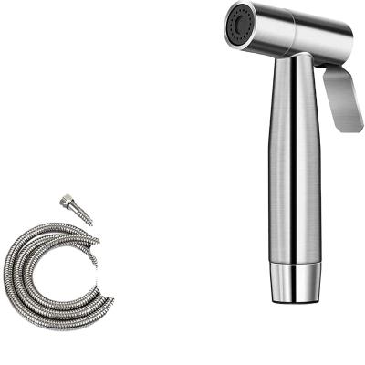 China Sefl-Cleaning Handheld Toilet Bidet Sprayer Set Kit Stainless Steel Hand Bidet Faucet For Bathroom Hand Sprayer Shower Head Self Cleaning for sale