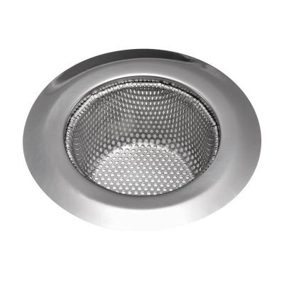 China Modern Sink 4PC Floor Drain Stainless Steel 201 Stainless Steel Kitchen Sink Filter Mesh Durable Rubber Sealed Wash Basin Bathroom for sale