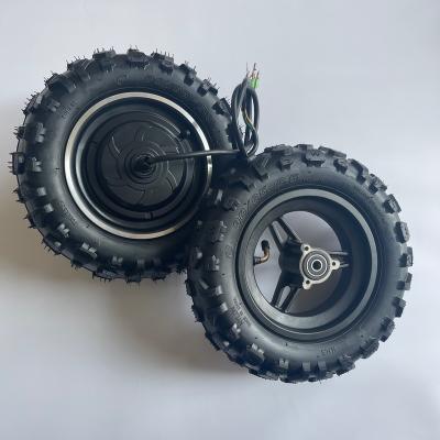 China Vehicle M 60v3500W High Power 11inch Tubeless Tire Four Wheel Front Wheel And Rear Scooter Hub Motor for sale