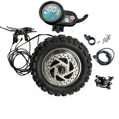 China Two M Series 11inch 48v1800w 60km/h fat tire scooter high speed hub motor with lcd display kit for sale