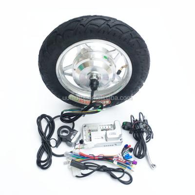 China dropout size 85mm 36v 350w 25km/h geared 12 inch 12 inch hub motor electric bike conversion kit with tire for sale