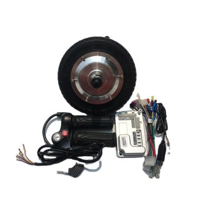 China Two M Series Heavy Load 8inch Geared Wheelbarrow and Sine Wave Motor Controller Low Speed ​​Kit for sale