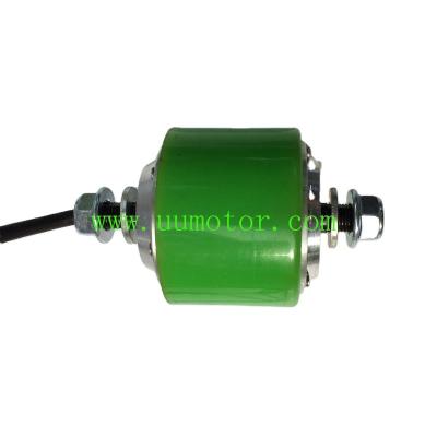 China Two M Series 3inch 200w Brushless Gearless Small Size Electric Skateboard Hub Motor for sale