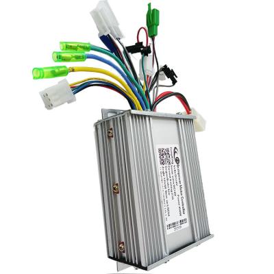 China 24v/36v/48v 500w 23A 30A with e-brake and reverse function DC motor controller for ebike WX23 for sale