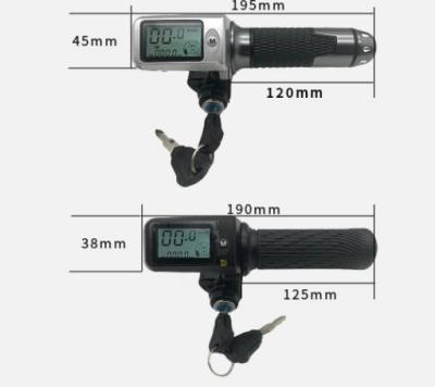 China Universal Electric Tricycle Handle Throttle 36v 48v 60v Motorcycle Or Scooter Switch Speed ​​Controls And Battery Digital Display Speed for sale