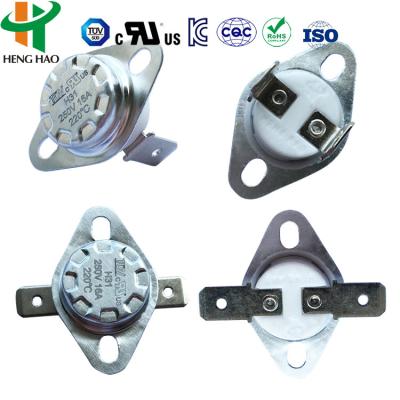 China Temperature Controller Thermostat Bimetallic Thermostat Temperature Protector for sale