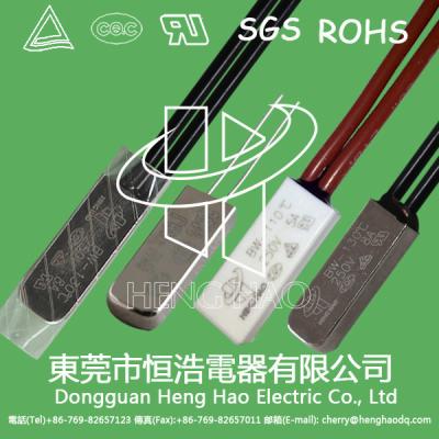 China La CA 125V 250V del interruptor termal del motor eléctrico actuó la aprobación de RoHS en venta